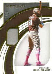 2022 Panini Immaculate Collection Base Set Eric Hosmer #72 card