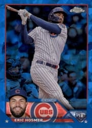 2023 Topps Chrome Update Sapphire Edition Base Set Eric Hosmer #USCS125 card