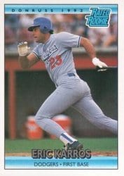 1992 Donruss Base Set Eric Karros #16 card