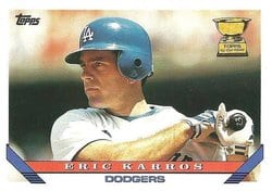 1993 Topps Base Set Eric Karros #11 card