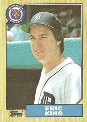 1987 Topps Base Set Eric King #36 card