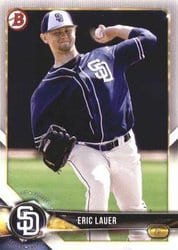 2018 Bowman Prospects Eric Lauer #BP18 card