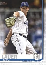2019 Topps Base Set Eric Lauer #592 card