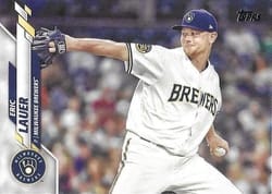 2020 Topps Base Set Eric Lauer #589 card