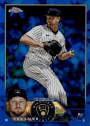 2023 Topps Chrome Sapphire Edition Base Set Eric Lauer #109 card