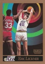 1990-91 SkyBox Base Set Eric Leckner #281 card