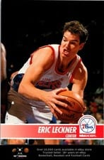 1994-95 Hoops Base Set Eric Leckner #161 card