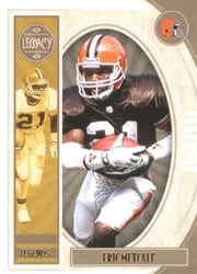 2019 Panini Legacy Base Set Eric Metcalf #116 card