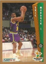 1992-93 Fleer Base Set Eric Murdock #128 card