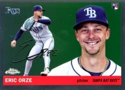 2025 Topps Chrome Platinum Base Set Eric Orze #389 card