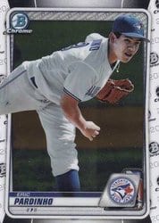 2020 Bowman Chrome Prospects Eric Pardinho #BCP-135 card