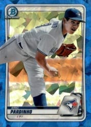 2020 Bowman Sapphire Edition Base Set Eric Pardinho #BCP-135 card