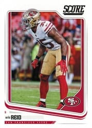 2018 Score Base Set Eric Reid #283 card