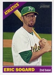 2015 Topps Heritage Base Set Eric Sogard #636 card