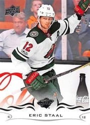2018-19 Upper Deck Base Set Eric Staal #90 card
