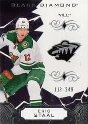 2018-19 Upper Deck Black Diamond Base Set Eric Staal #BDB-ES card