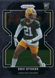 2021 Panini Prizm Base Set Eric Stokes #433 card
