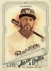 2018 Topps Allen & Ginter Base Set Eric Thames #270 card