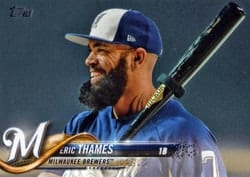 2018 Topps Base Set Eric Thames #615 card