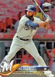 2018 Topps Chrome Base Set Eric Thames #7 card