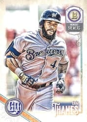 2018 Topps Gypsy Queen Base Set Eric Thames #118b card