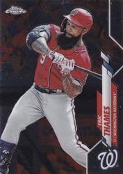 2020 Topps Chrome Update Base Set Eric Thames #U-43 card