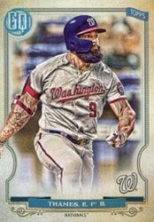 2020 Topps Gypsy Queen Base Set Eric Thames #140 card