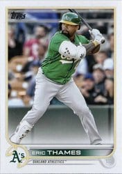 2022 Topps Update Base Set Eric Thames #US121 card