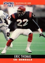 1990 Pro Set Base Set Eric Thomas #65 card
