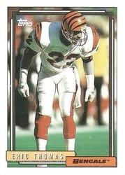 1992 Topps Base Set Eric Thomas #302 card