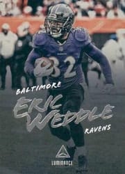 2018 Panini Luminance Base Set Eric Weddle #77 card