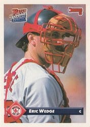 1993 Donruss Base Set Eric Wedge #44 card