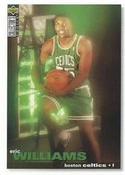 1995-96 Collector's Choice Base Set Eric Williams #309 card