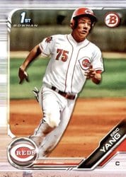 2019 Bowman Draft Base Set Eric Yang #BD-118 card