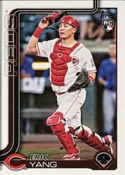 2025 Topps Update Base Set Eric Yang #US168 card