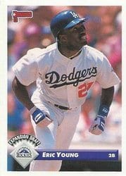1993 Donruss Base Set Eric Young #730 card