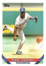 1993 Topps Base Set Eric Young #145 card