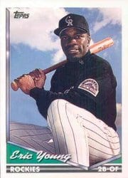 1994 Topps Base Set Eric Young #712 card