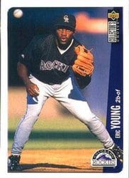 1996 Collector's Choice Base Set Eric Young #128 card