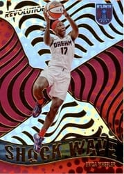 2022 Panini Revolution WNBA Shock Wave Erica Wheeler #10 card