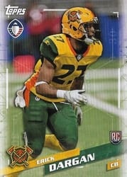 2019 Topps AAF Base Set Erick Dargan #119 card