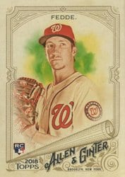 2018 Topps Allen & Ginter Base Set Erick Fedde #323 card