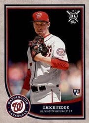 2018 Topps Big League Base Set Erick Fedde #191 card
