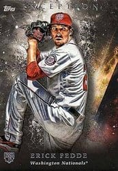 2018 Topps Inception Base Set Erick Fedde #95 card