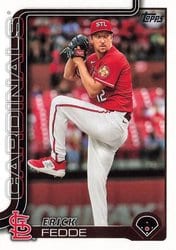 2025 Topps Base Set Erick Fedde #229 card