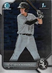 2022 Bowman Chrome Prospects Erick Hernandez #BCP-181 card