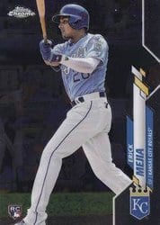 2020 Topps Chrome Update Base Set Erick Mejia #U-40 card