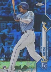 2020 Topps Chrome Update Sapphire Edition Base Set Erick Mejia #U-58 card