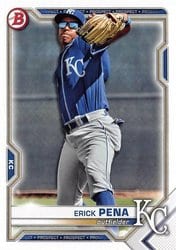 2021 Bowman Draft Base Set Erick Pena #BD-178 card