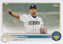 2022 Topps Pro Debut Base Set Erick Pena #PD-163 card